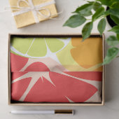Citrusfruitpatroon Tissuepapier (Geschenk)