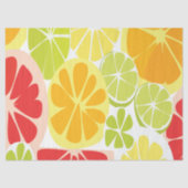 Citrusfruitpatroon Tissuepapier (Voorkant)