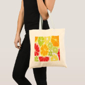 Citrusfruitpatroon Tote Bag (Voorkant (product))