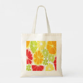 Citrusfruitpatroon Tote Bag (Achterkant)