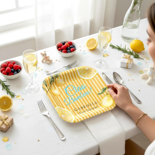 Citrusgaard "Ciao Bambino" Baby Shower Feestje Papieren Bordje