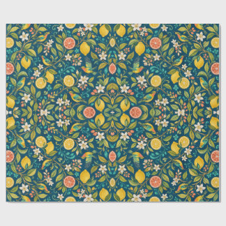 Citrusgaard Vogels en Bloesems Inpakpapier