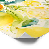 Citrusgroen Poster (Hoek)