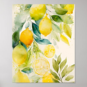 Citrusgroen Poster