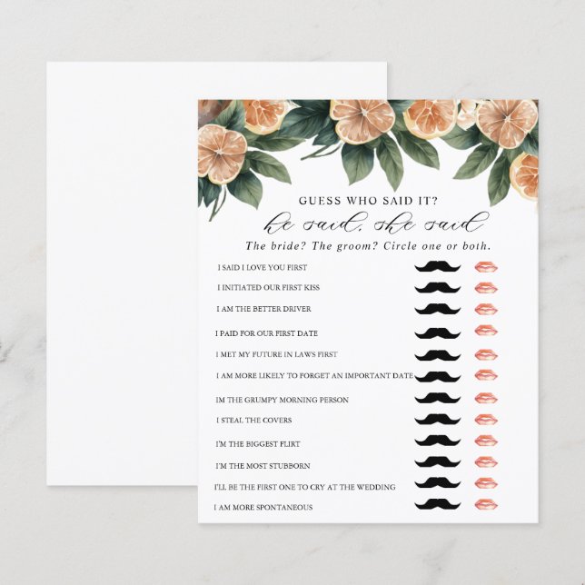 Citrusgroen | Vrijgezellenfeesten wild (Voorkant / Achterkant)