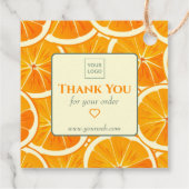  citrushandel Dank u Label (Achterkant)