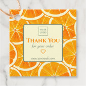  citrushandel Dank u Label (Voorkant)