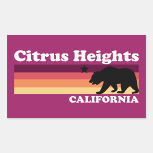  Citrushoogten Californië Rechthoekige Sticker
