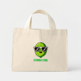 Citrusly Cool Funny Serieus Cool Limoen Zonnebril Mini Tote Bag