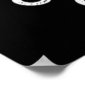 Citrusly Cool Grappige Citrus Pun Dark BG Poster (Hoek)