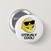 Citrusly Cool Grappige Citrus Pun Ronde Button 5,7 Cm (Voorkant /achterkant)