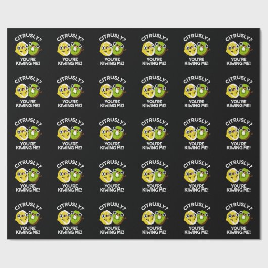 Citrusly, je geeft me schamel... cadeaupapier (Vlak)