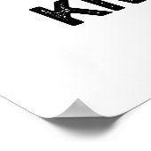 Citrusly maak je me kiwi met grappige fruit woords poster (Hoek)