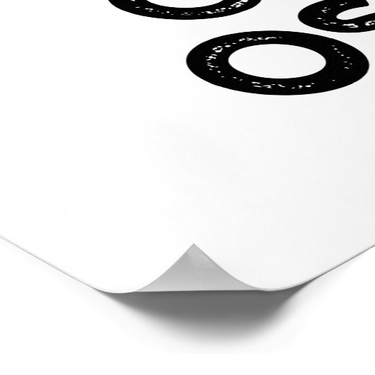 Citrusly Oodd Funny Strange Oranje Pun Poster (Hoek)