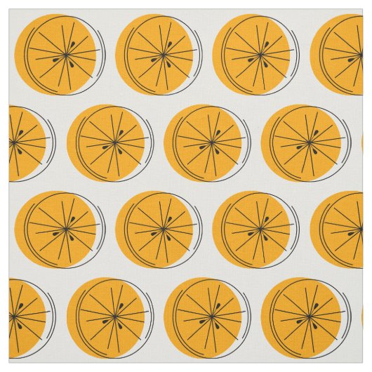 CitrusOranje weefsel Stof (Swatch)