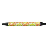 Citruspatroon 2 zwarte inkt pen (Voorkant)