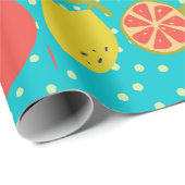 citruspatroon cadeaupapier (Rol Hoek)