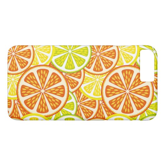 Citruspatroon Case-Mate iPhone Case (Achterkant (Horizontaal))