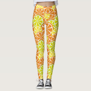 Citruspatroon Leggings