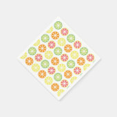 Citruspatroon Papieren servetten (Hoek)