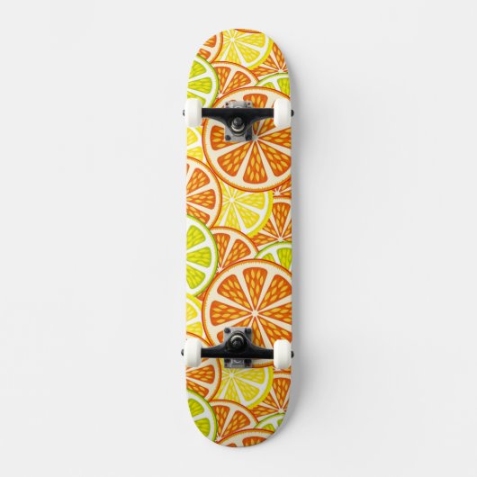 Citruspatroon Persoonlijk Skateboard (Voorkant)