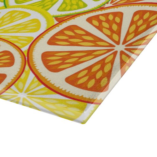Citruspatroon Snijplank (Hoek)