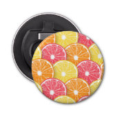Citrusplakken Button Flesopener (Voorkant)