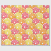 Citrusplakken Cadeaupapier (Vlak)