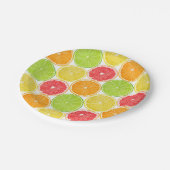 Citrusplakken Papieren Bordje (Gekanteld)