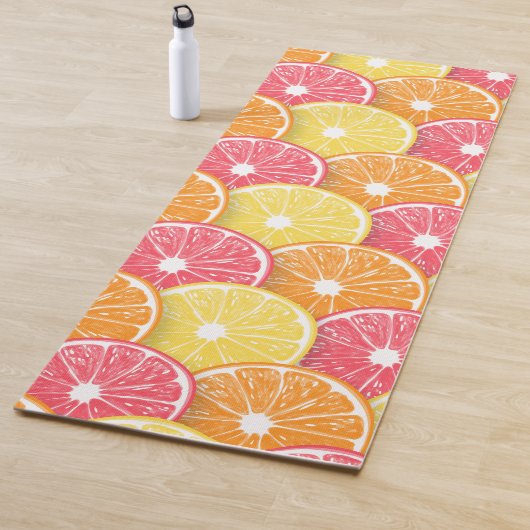 Citrusplakken Yogamat (In situ)