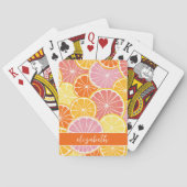 Citrusschijfjes - Kleurrijke Main Squeeze Pokerkaarten (Achterkant)