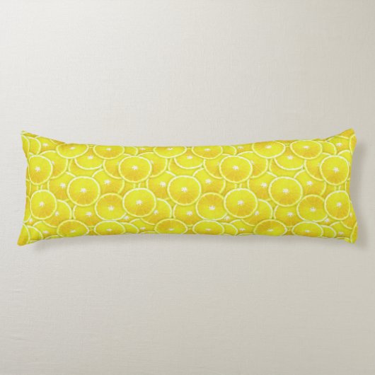 Citrusschijfjes Lichaamskussen (Voorkant)