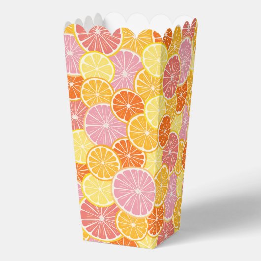 Citrusschijfjes vonden haar belangrijkste knijp Vr Bedankdoosjes (Achterkant)