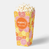 Citrusschijfjes vonden haar belangrijkste knijp Vr Bedankdoosjes (Popped)