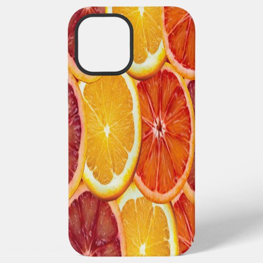 'Citrussen' iPhone case Hoesje (Achterkant)