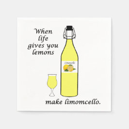 Citrussen tot Limoncello Cocktailservetjes Servet
