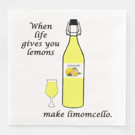 Citrussen tot Limoncello diner servetten