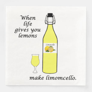 Citrussen tot Limoncello diner servetten