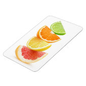 Citrussnijwanden piramide magneet (Linkerzijde)