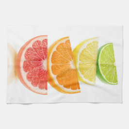 Citrussnijwanden piramide theedoek