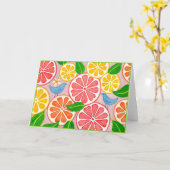 Citrusverrassingsproject Kaart (Gele Bloem)