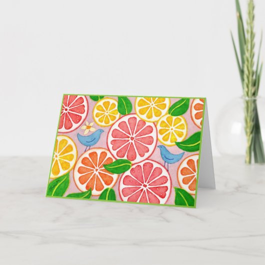 Citrusverrassingsproject Kaart (Voorkant)