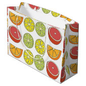 Citrusvrucht groot cadeauzakje (Achterkant Gekanteld)