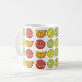 Citrusvrucht koffiemok (Voorkant links)