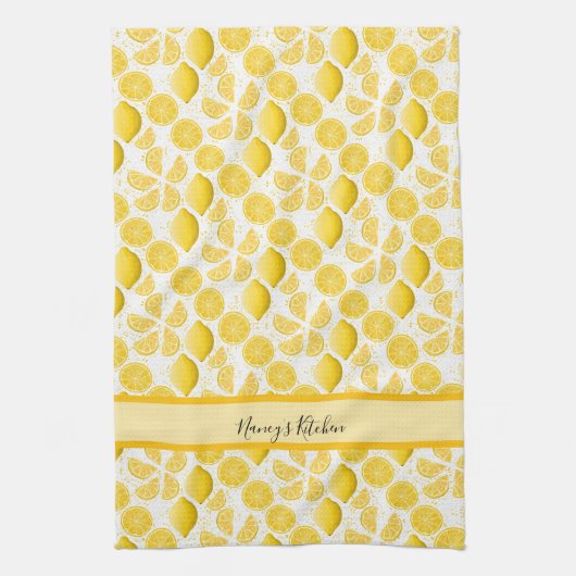 Citrusvrucht op maat theedoek (Verticaal)
