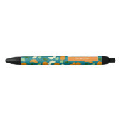 citrusvrucht van Manderin Zwarte Inkt Pen (Voorkant)