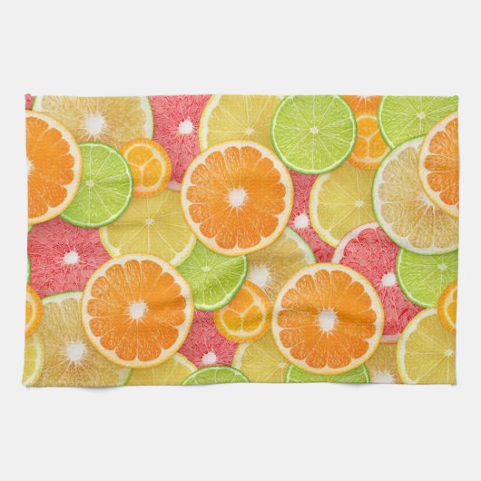 Citrusvruchten achtergrond theedoek (Horizontaal)