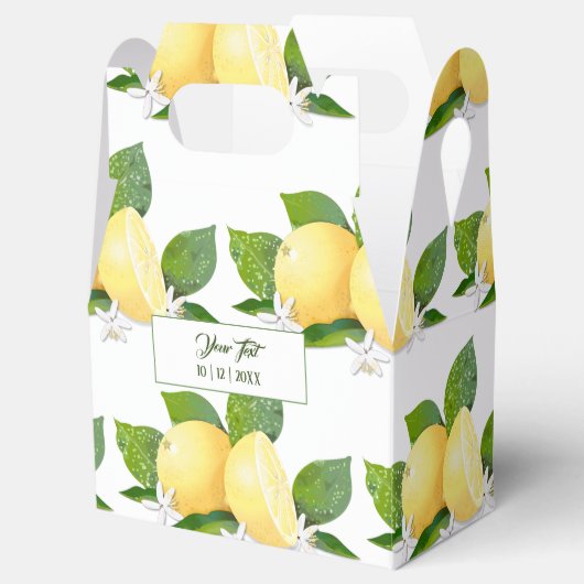 Citrusvruchten botanisch bedankdoosjes (Geopend)