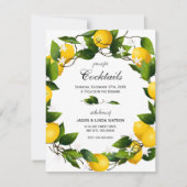 Citrusvruchten botanisch kaart (Voorkant)