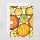 citrusvruchten briefkaart (Voorkant / Achterkant)